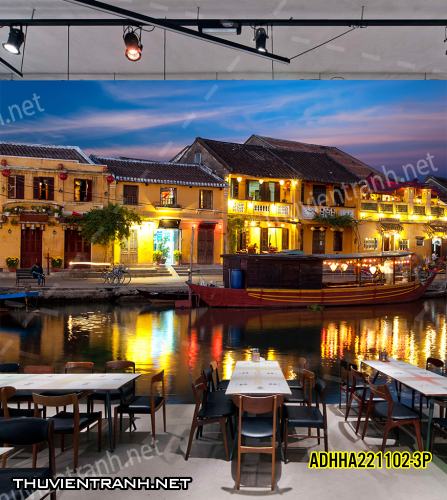 Tranh dán tường phố cổ Hội AnADHHA221102-3P - Kết quả tìm kiếm tranh tường